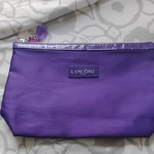 Lancome Purple Cosmetic Bag Sleek Design